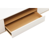 Závěsný televizní stolek LOFT 150 CM bílá/dub  Místnosti 47813