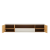 Závěsný televizní stolek LOFT 150 CM bílá/dub  Místnosti 47813