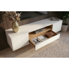 Závěsný televizní stolek LOFT 150 CM bílá/dub  Místnosti 47813