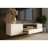 Závěsný televizní stolek LOFT 150 CM bílá/dub  Místnosti 47813