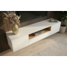 Závěsný televizní stolek LOFT 150 CM bílá/dub  Místnosti 47813