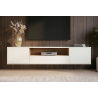 Závěsný televizní stolek LOFT 150 CM bílá/dub  Místnosti 47813