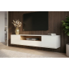 Závěsný televizní stolek LOFT 150 CM bílá/dub  Místnosti 47813