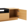 Televizní stolek LOFT 160 CM dub/černá  Místnosti 47811