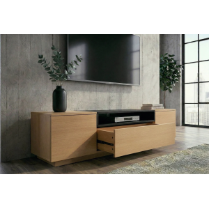 Televizní stolek LOFT 160 CM dub/černá  Místnosti 47811