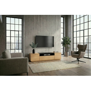 Televizní stolek LOFT 160 CM dub/černá  Místnosti 47811