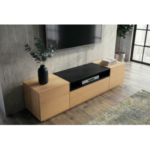 Televizní stolek LOFT 160 CM dub/černá  Místnosti 47811