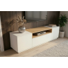 Televizní stolek LOFT 160 CM bílá/dub  Místnosti 47811