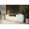 Televizní stolek LOFT 160 CM bílá/dub  Místnosti 47811