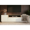 Televizní stolek LOFT 160 CM bílá/dub  Místnosti 47811