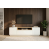Televizní stolek LOFT 160 CM bílá/dub  Místnosti 47811