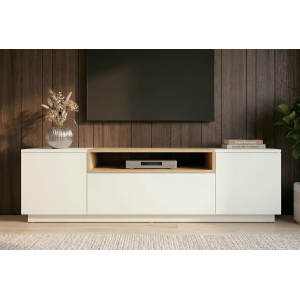 Televizní stolek LOFT 160 CM bílá/dub  Místnosti 47811