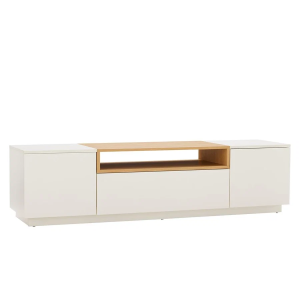 Televizní stolek LOFT 160 CM bílá/dub  Místnosti 47811