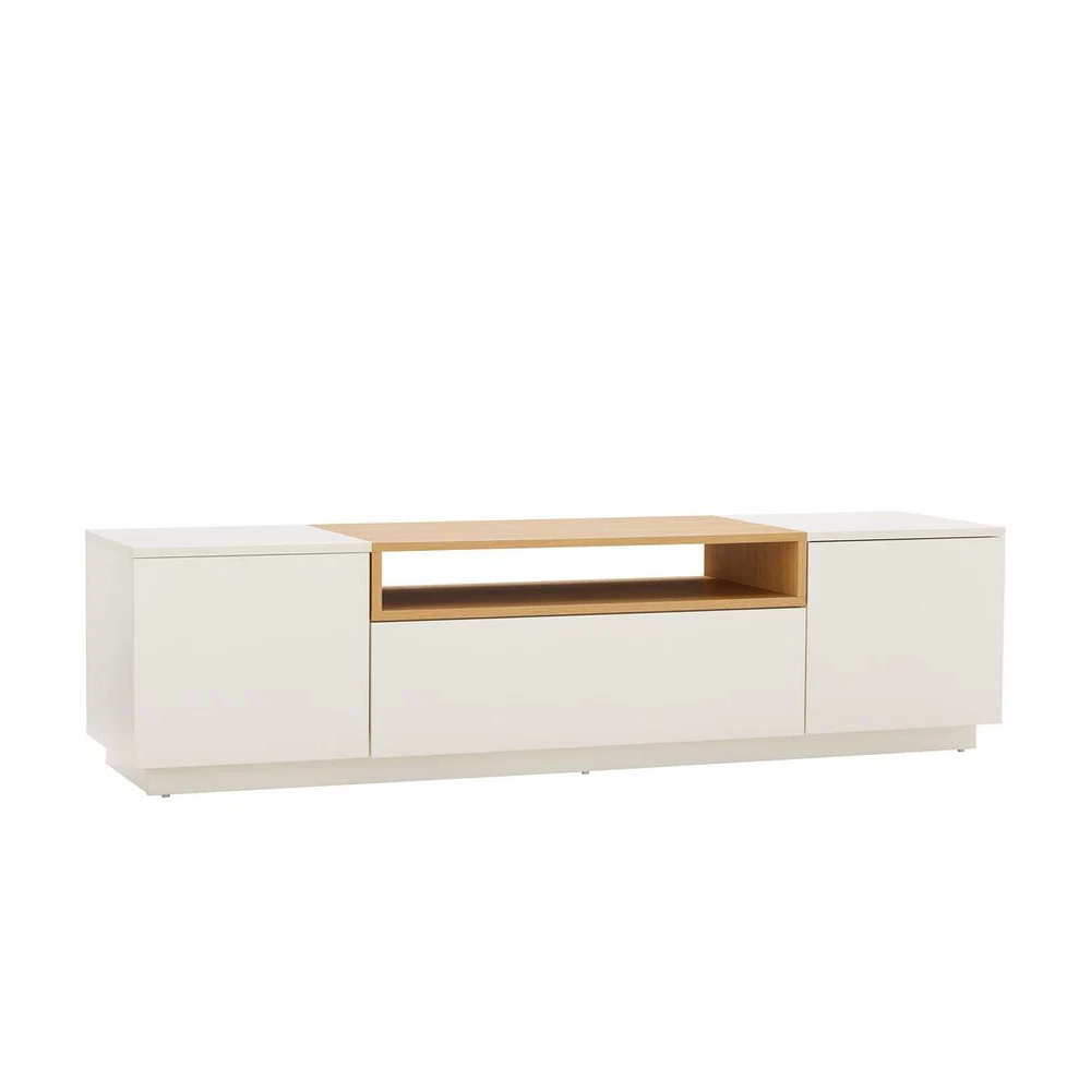 Televizní stolek LOFT 160 CM bílá/dub  Místnosti 47811