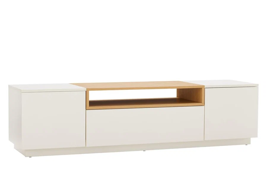 Televizní stolek LOFT 160 CM bílá/dub  Místnosti 47811
