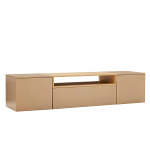 Závěsný televizní stolek LOFT 160 CM greige/dub  Místnosti 47809
