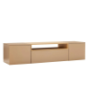 Závěsný televizní stolek LOFT 160 CM greige/dub  Místnosti 47809