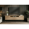 Závěsný televizní stolek LOFT 160 CM greige/dub  Místnosti 47809