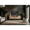Závěsný televizní stolek LOFT 160 CM greige/dub  Místnosti 47809