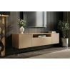 Závěsný televizní stolek LOFT 160 CM greige/dub  Místnosti 47809