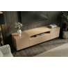 Závěsný televizní stolek LOFT 160 CM greige/dub  Místnosti 47809