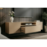 Závěsný televizní stolek LOFT 160 CM greige/dub  Místnosti 47809