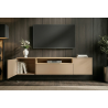 Závěsný televizní stolek LOFT 160 CM greige/dub  Místnosti 47809