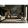 Závěsný televizní stolek LOFT 160 CM greige/dub  Místnosti 47809