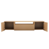 Závěsný televizní stolek LOFT 160 CM greige/dub  Místnosti 47809