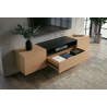 Závěsný televizní stolek LOFT 160 CM dub/černá  Místnosti 47808