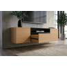 Závěsný televizní stolek LOFT 160 CM dub/černá  Místnosti 47808