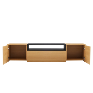 Závěsný televizní stolek LOFT 160 CM dub/černá  Místnosti 47808