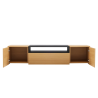 Závěsný televizní stolek LOFT 160 CM dub/černá  Místnosti 47808