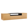Závěsný televizní stolek LOFT 160 CM dub/černá  Místnosti 47808