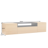 Závěsný televizní stolek LOFT 160 CM dub/černá  Místnosti 47808