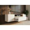Závěsný televizní stolek LOFT 160 CM bílá/dub  Místnosti 47807