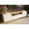 Závěsný televizní stolek LOFT 160 CM bílá/dub  Místnosti 47807