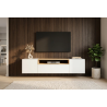 Závěsný televizní stolek LOFT 160 CM bílá/dub  Místnosti 47807
