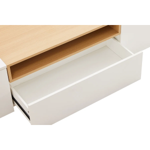 Závěsný televizní stolek LOFT 160 CM bílá/dub  Místnosti 47807