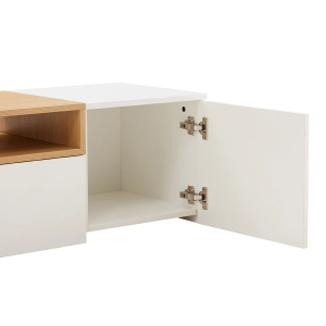 Závěsný televizní stolek LOFT 160 CM bílá/dub  Místnosti 47807
