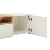 Závěsný televizní stolek LOFT 160 CM bílá/dub  Místnosti 47807