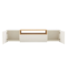 Závěsný televizní stolek LOFT 160 CM bílá/dub  Místnosti 47807