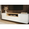 Závěsný televizní stolek LOFT 160 CM bílá/dub  Místnosti 47807