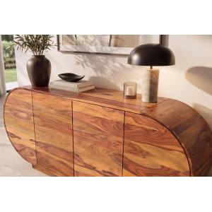 Komoda ORGANIKO 180cm oválný masiv palisandr  Místnosti 49226