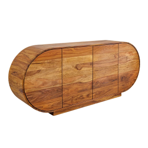 Komoda ORGANIKO 180cm oválný masiv palisandr  Místnosti 49226