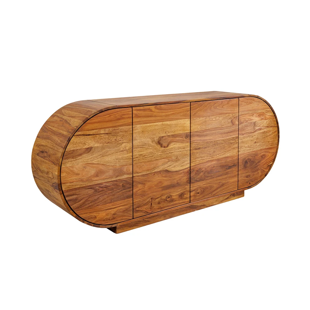 Komoda ORGANIKO 180cm oválný masiv palisandr  Místnosti 49226