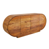 Komoda ORGANIKO 180cm oválný masiv palisandr  Místnosti 49226