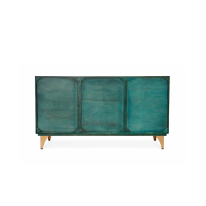 Příborník GOLDEN SUNSET 140 CM tyrkysová masiv mango  Místnosti 48845
