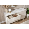 Komoda SAVOY 3D 150 CM bílá/mramor  Místnosti 47805