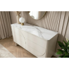 Komoda SAVOY 3D 150 CM bílá/mramor  Místnosti 47805